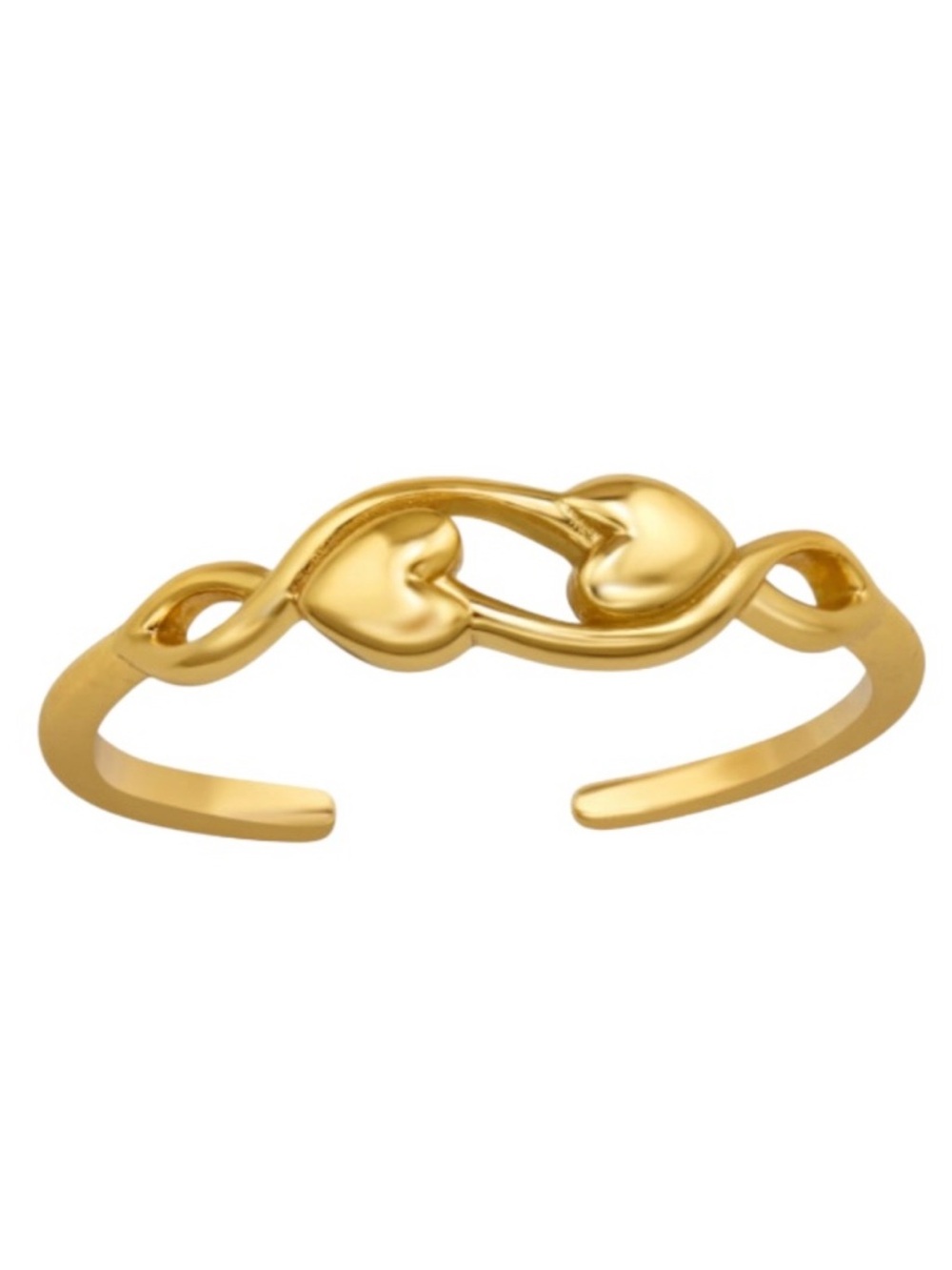 14K Gold Vermeil Adjustable Toe Ring